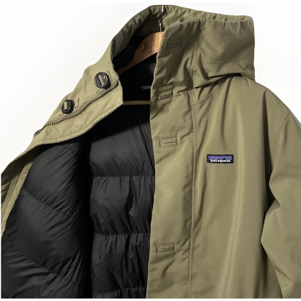 Mens Patagonia Frozen Range Parka Down Hooded Gore Tex Jacket 27975 700 Down